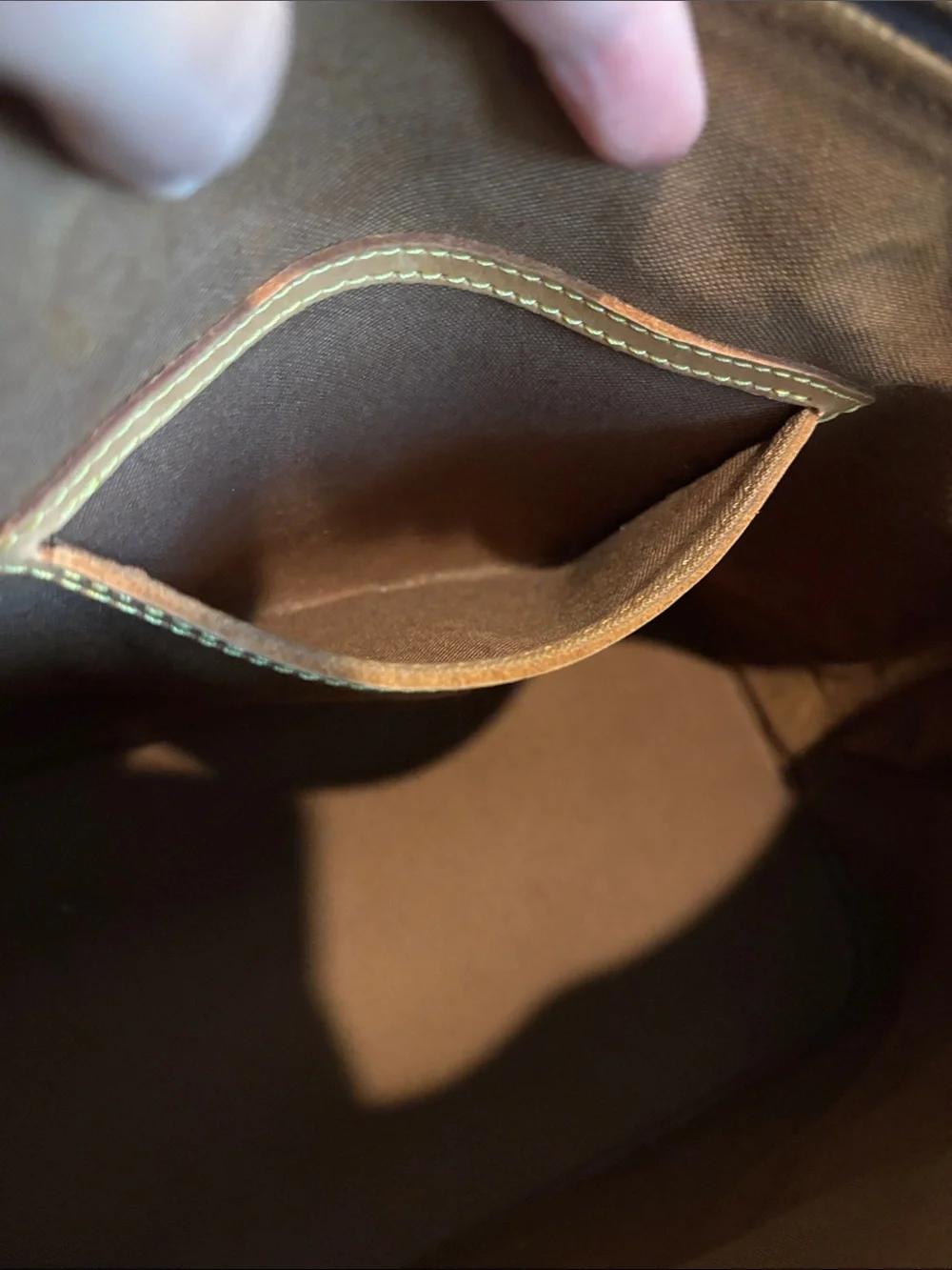Sold Louis Vuitton Hand Bag Alma Brown Monogram LV